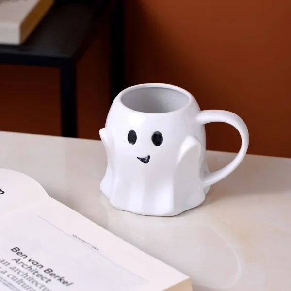 Easter Halloween Ghost Elf 3D Creative Cute Couple Mug Gift Afternoon Tea Breakfast Milk Cup Home Office Drinking Ceramic Cup 5