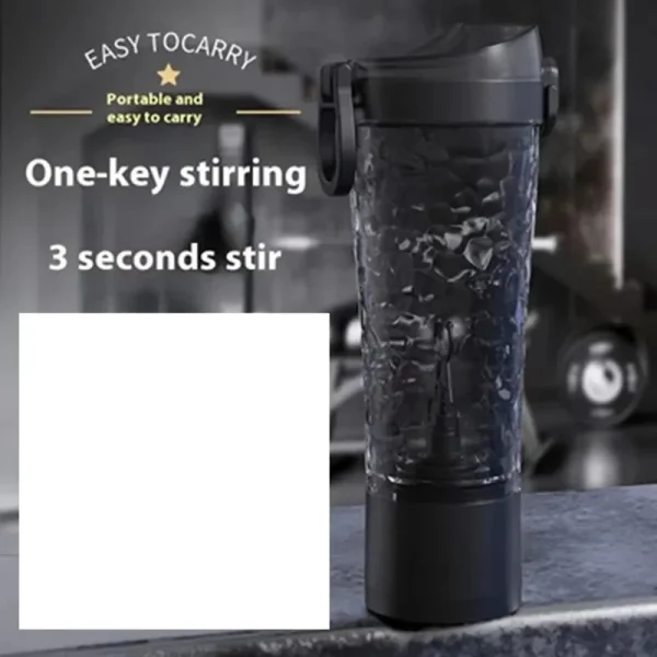 A73P-USB Rechargeable Magnetic Stirring Coffee Mug - Portable Automatic Mixer For Home, Office, Travel 2