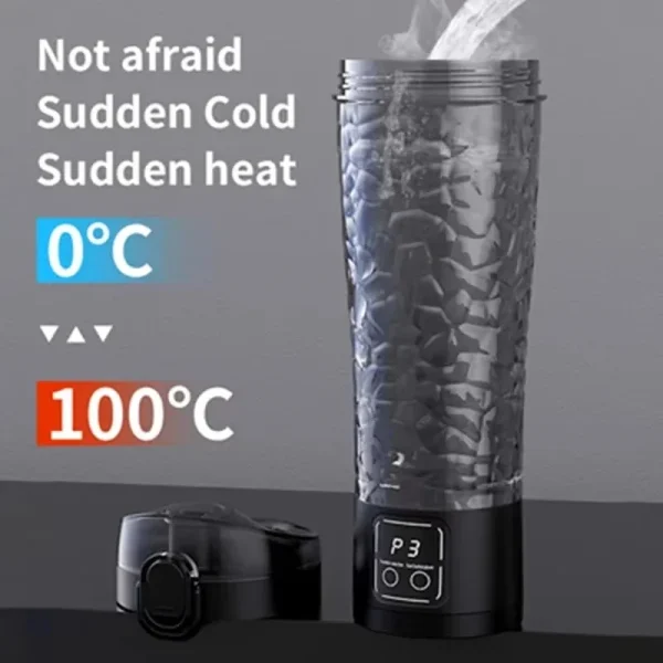 A73P-USB Rechargeable Magnetic Stirring Coffee Mug - Portable Automatic Mixer For Home, Office, Travel 6