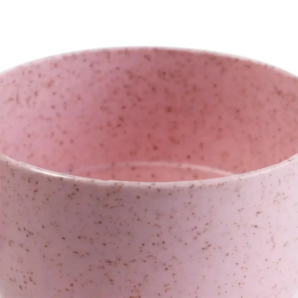 Simple Fall Resistant Reusable with Handle Eco-friendly Flat Bottom Wheat Straw Cup Drinkware Drinking Cup Coffee Mug 2