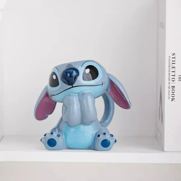 Miniso Interstellar Baby Disney Stitch 350ml Ceramic Mug 3D Stereoscopic Water Cup Milk Coffee Cup Office Gifts 6