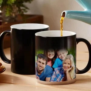 Personalized Photo Mug 11oz custom pictures Ceramic Color Changed Cup Family Gift Mug Wedding anniversary Mugs 1