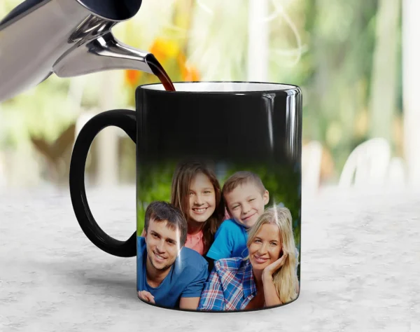 Personalized Photo Mug 11oz custom pictures Ceramic Color Changed Cup Family Gift Mug Wedding anniversary Mugs 3