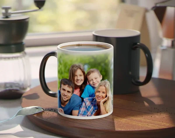 Personalized Photo Mug 11oz custom pictures Ceramic Color Changed Cup Family Gift Mug Wedding anniversary Mugs 5