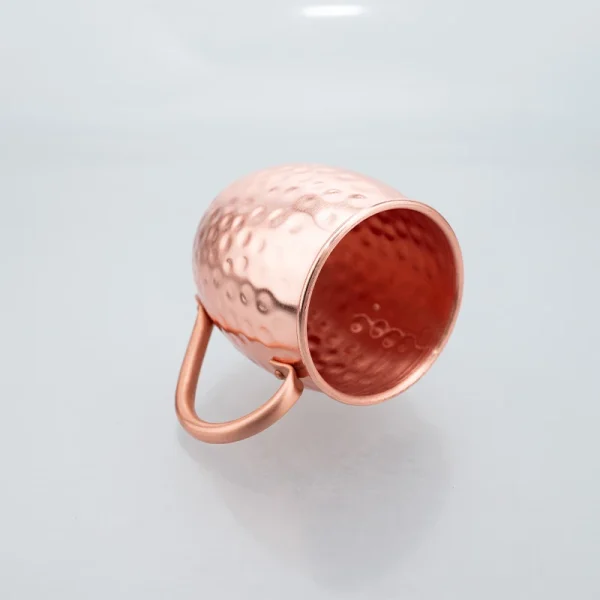 Pure Copper Moscow Mule Mug 350ml – Handcrafted Copper Cup for Cocktails, Mojitos, Whiskey, Beer – Classic Hammered Finish 4