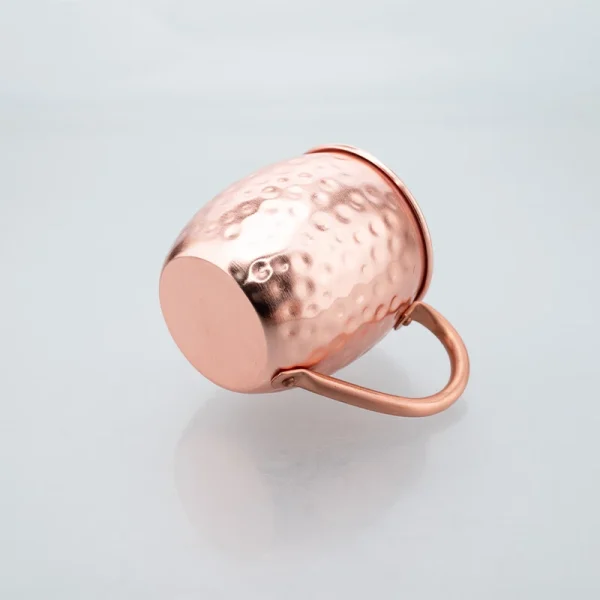 Pure Copper Moscow Mule Mug 350ml – Handcrafted Copper Cup for Cocktails, Mojitos, Whiskey, Beer – Classic Hammered Finish 6