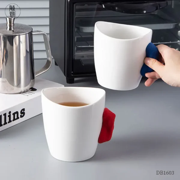 Funny Coffee Climbing Mug Large-capacity High-value Mug Ins Souvenir Creative Ceramic Mug 2