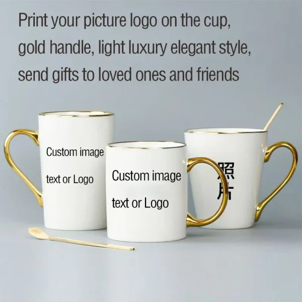 DIY Custom Photo Phnom Penh Mug Coffee Unique Gift Ceramic Cup Personalized Gift High-end Luxury Styly Personalizado Canecas 2