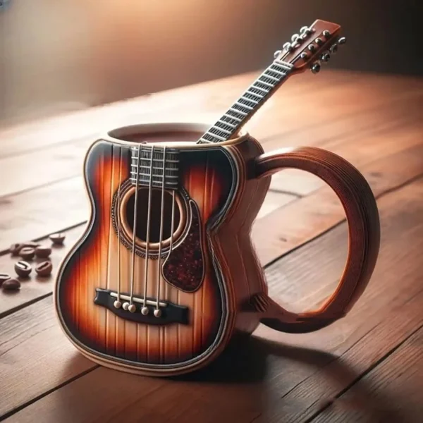Novelty Musical Instrument Coffee Mug，unique note design coffee cup, milk ceramic cup, suitable for people who like music piano 3