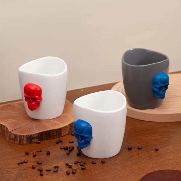 New Creative Rock Climbing Handle Ceramic Cup High Value Contrast Gift Water Cup Finger Power Home Office Mug 3