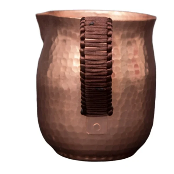 800Ml Pure Copper Latte Pitcher Hot Milk Cup Copper Mug Water Pots Kettles Hammer Handcraft Drinkware Tableware-A97Q 1