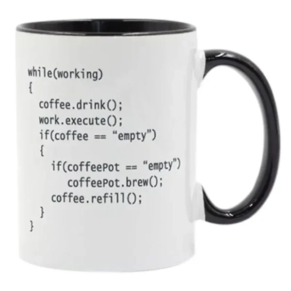 Coffee++ Program for Programmers Coffee Mug Ceramic Cup Color Handle Colour Christmas New Year GIft Mug 5