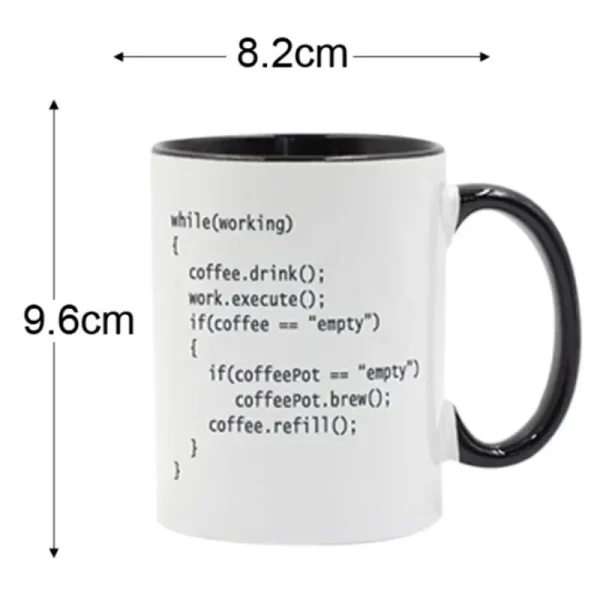 Coffee++ Program for Programmers Coffee Mug Ceramic Cup Color Handle Colour Christmas New Year GIft Mug 6