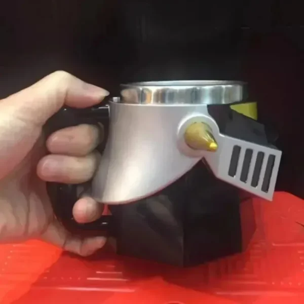 Cartoon Anime Mug Japanese Anime MAZINGER Z Transformation Robot Coffee Mugs 304 Stainless Steel Cup Unique Decorative Water Cup 3