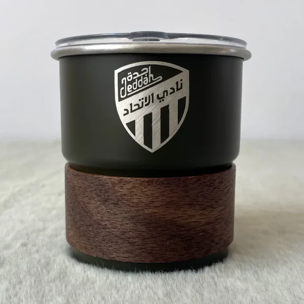 Ittihad Football Club Saudi Arabia Logo Coffee Cup with Lid 300ml Mug Outdoor Camping Stainless Steel Beer Cup Wholesale 2