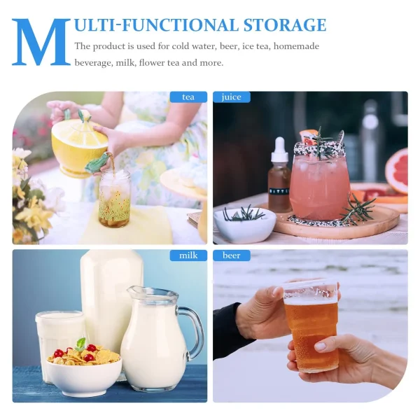 4 Pcs Enamel Mug Colored Retro Cups High Grade Drinkware Household Portable Milk Juice Coffee Outdoor Use Anti Slip 2