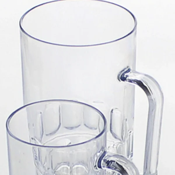 Unbreakable 3 Sizes Acrylic Beer Cup KTV Large Beer Cup Plastic Drinks Cups Breakfast Milk Coffee Water Mug Barware Drinkware 5