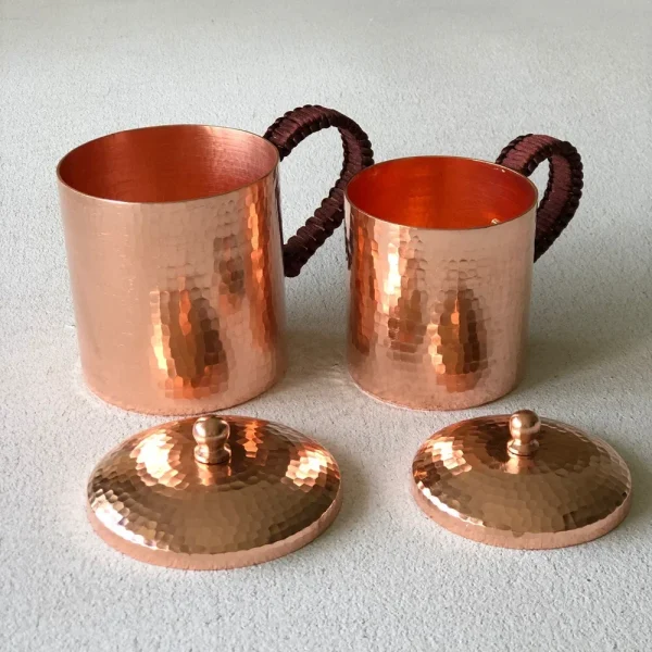 Premium Quality Moscow Mule Mug Hammered Cups Heavy Pure Copper Rose Gold 100% Handcrafted Pure Solid Copper Mugs 1
