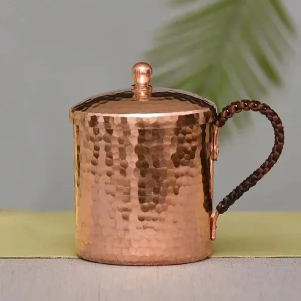 Premium Quality Moscow Mule Mug Hammered Cups Heavy Pure Copper Rose Gold 100% Handcrafted Pure Solid Copper Mugs 6
