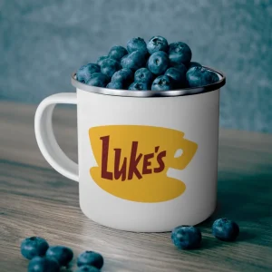 Luke's Diner Gilmore Enamel Mug  12oz home Tea Cup friends birthday Gift milk mug 1