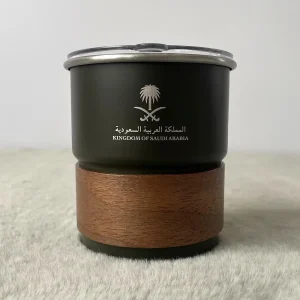 Saudi Arabia Emblem Logo 300ML Coffee Cup Wholesale Outdoor Camping Stainless Steel Mug Restaurant Cup 1