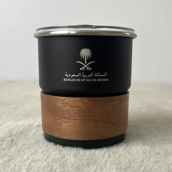Saudi Arabia Emblem Logo 300ML Coffee Cup Wholesale Outdoor Camping Stainless Steel Mug Restaurant Cup 3