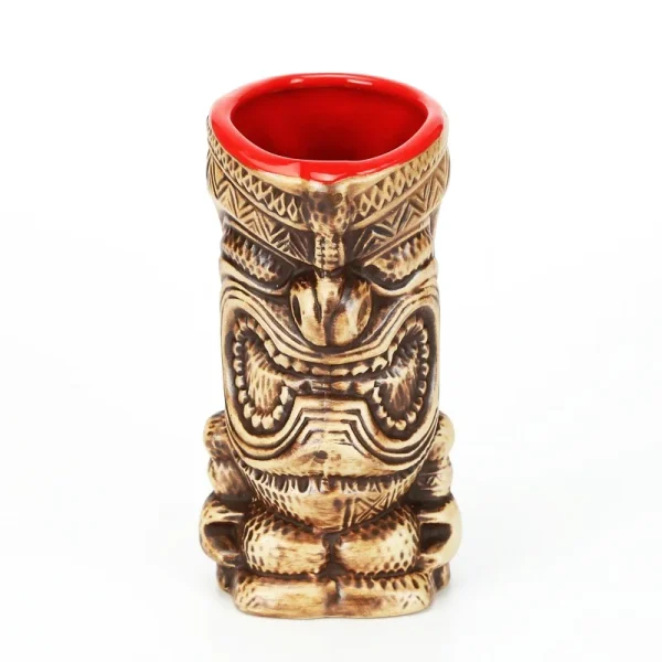400ml Tiki Mugs Cocktail Cup Beer Wine Mug Ceramic Tiki Mugs Art Crafts Creative Hawaii Mugs 3