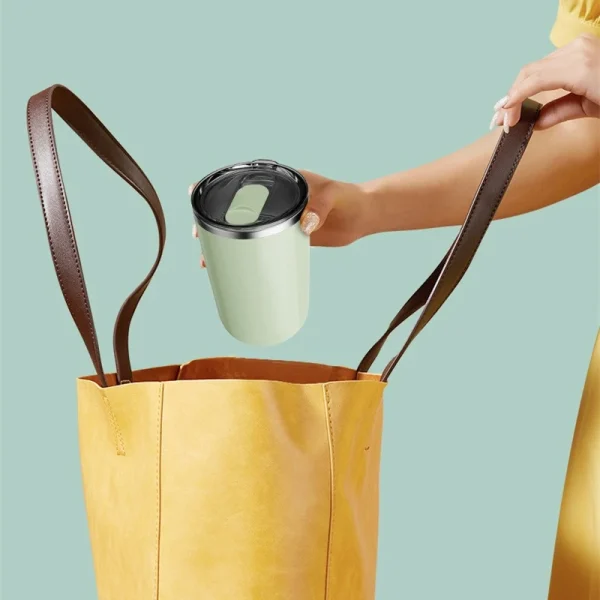350ml Automatic Self-Stirring Mug 304 Stainless Steel Rechargeable  Magnetic Mug Milk Mixing Cup Smart Mixer Water Bottle 5