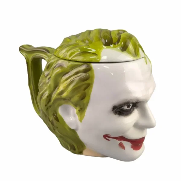 600ml Creative Milk Mug Coffee Mug Halloween Clown Mask Mug Theme Party Prom Mug with Lid 2
