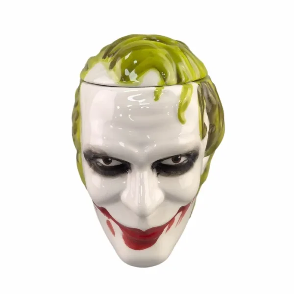 600ml Creative Milk Mug Coffee Mug Halloween Clown Mask Mug Theme Party Prom Mug with Lid 5