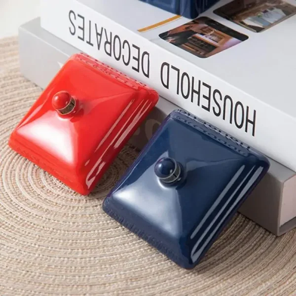 1pc 450ml Creative Police Box Mug Funny Ceramic Coffee Tea Cup with Gift Box Milk Drink Breakfast Cup Birthday Gift Mug with Lid 5
