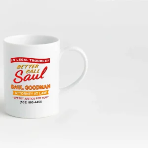 Better Call Saul - In Legal Trouble? Mug Saul Goodman Attorney at Law | Breaking bad inspired | TV mug Netflix Series coffee mug 1