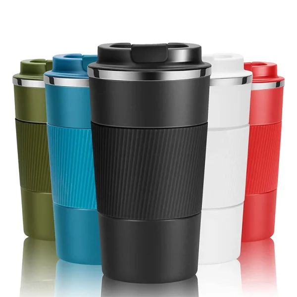 380ML/510ML Stainless Steel Coffee Cup Insulated Bottle Vacuum Flask with Lid Keep Drinks Hot or Cold Office Home Thermal Mug 1