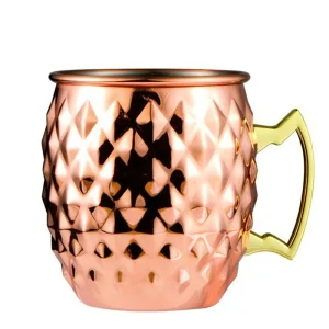 1pcs 550ml Moscow Mule Copper Mugs - Stainless Steel Metal Cocktail Mug Cup for Beer Wine Coffee Tazas Drinkware Barware 1