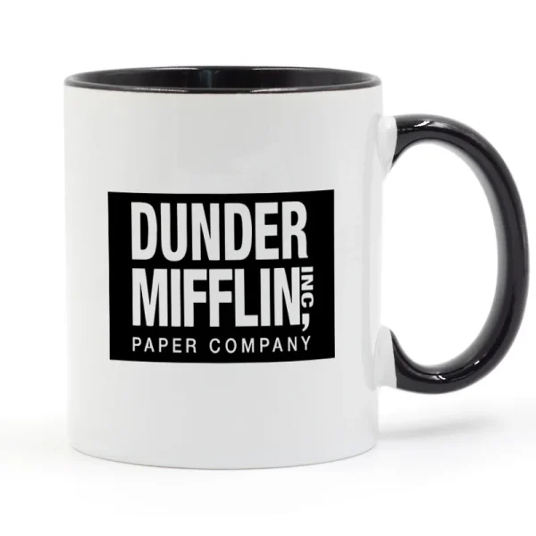 Dunder Mifflin The Office Coffee Mug Ceramic Cup 11oz Gift Milk Tea Mugs Travel Coffee Mugs 1