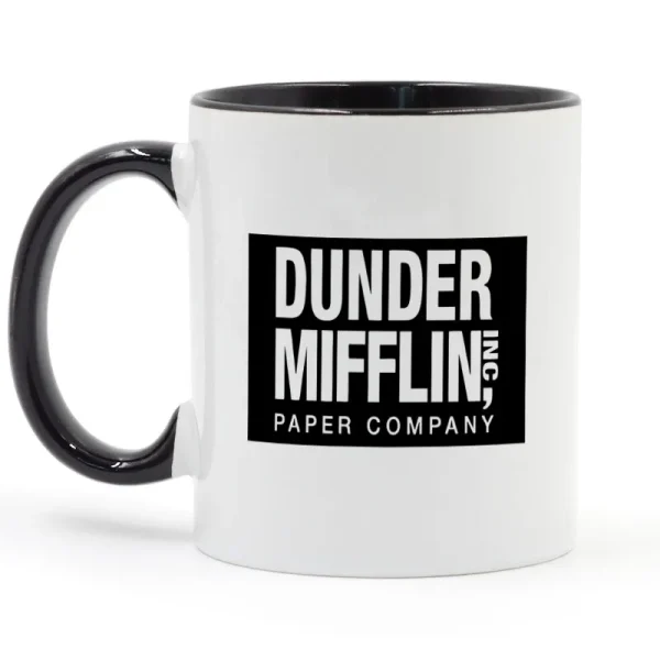 Dunder Mifflin The Office Coffee Mug Ceramic Cup 11oz Gift Milk Tea Mugs Travel Coffee Mugs 2