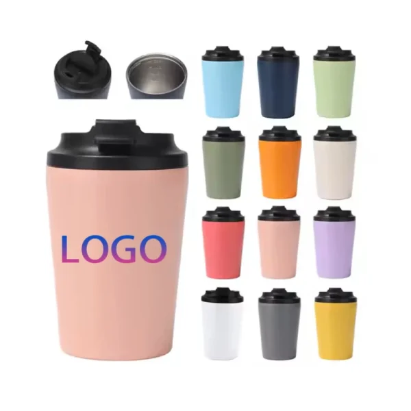 8/12oz Vacuum Flasks Customized Logo Saudi Half M Coffee Mug Car Cup Insulated Water Bottle Travel Stainless Steel Thermal Mug 5