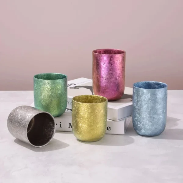 1pc 260/360ML Eggshell Cup,Double Layer Pure Titanium,Heat insulation,Anti-scald,Antibacterial And Mildew,Household U-shaped Mug 1