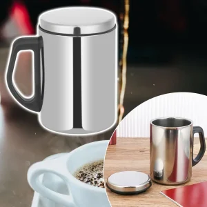 Steel Travel Lid Thermal Camping Vacuum Flask Water Bottle Tea Cup Coffee- Mug 1