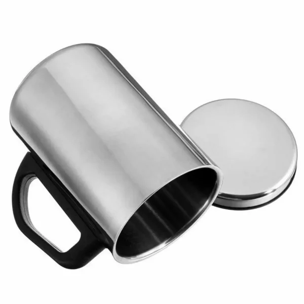 Steel Travel Lid Thermal Camping Vacuum Flask Water Bottle Tea Cup Coffee- Mug 3