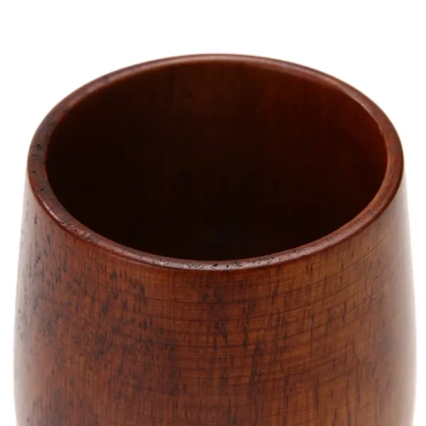 1-5PCS Wooden Cups Natural Jujube Handmade Breakfast Beer Cup  High Quality Wooden Cup Mug Breakfast Beer Milk Drinkware Product 6