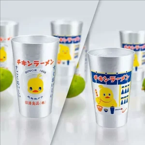 450ml Aluminum Japanese-style Beer bar Cup – Aluminum Metal Mug Hammered Texture Retro Style, Lightweight, Durable Coffee Cup 1