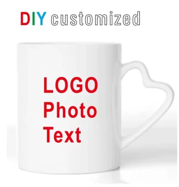 Custom Ceramic Mug Coffee  Cup Print Photo Text Couple Family Outdoor Personalized Coffee Milk Cup Creative Gift Lovely Gift 1