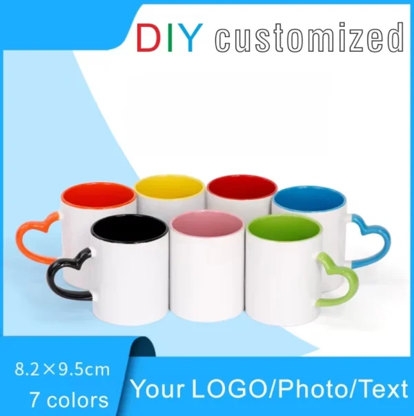 Custom Ceramic Mug Coffee  Cup Print Photo Text Couple Family Outdoor Personalized Coffee Milk Cup Creative Gift Lovely Gift 3