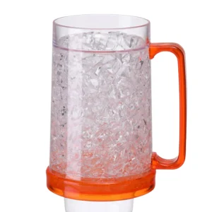 Plastic Freezer Beer Mugs Easy Operation Ice Freezer Cups for Beer Cola Beverage Juice 1