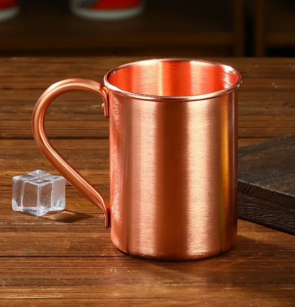 400ml 16.0oz 100% Copper Moscow Mule Mug Durable Coppery Beer Mugs Coffee Mug Milk Cup Pure Copper Cup Drinkware 3
