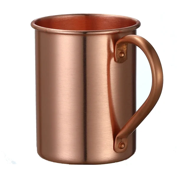 400ml 16.0oz 100% Copper Moscow Mule Mug Durable Coppery Beer Mugs Coffee Mug Milk Cup Pure Copper Cup Drinkware 4