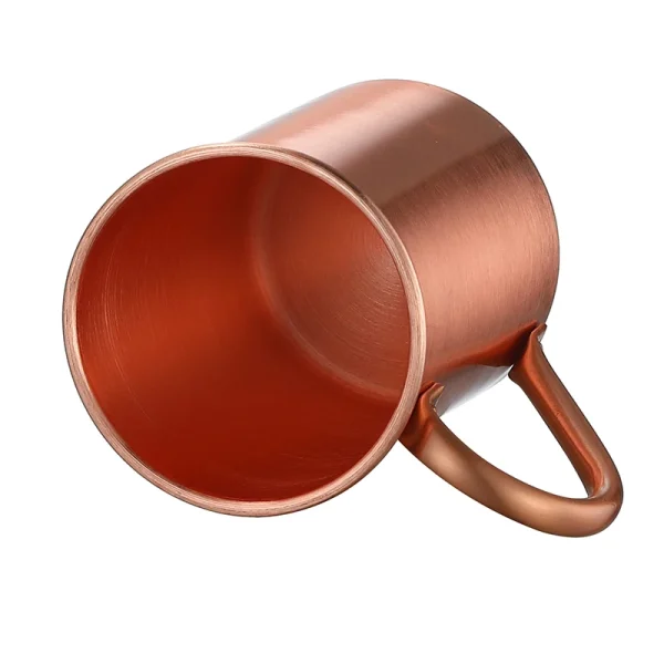 400ml 16.0oz 100% Copper Moscow Mule Mug Durable Coppery Beer Mugs Coffee Mug Milk Cup Pure Copper Cup Drinkware 5