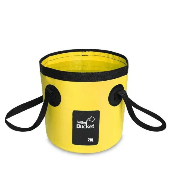 12L 20L Bowl Sink Washing Bag Car Wash Bucket Portable Outdoor Travel Foldable Water Multifunction Folding 2