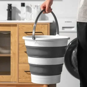 5/10/15L Folding Fishing Bucket Household Cleaning Mop Bucket Portable Bucket Outdoor Picnic Camping Collapsible Space Saving 1